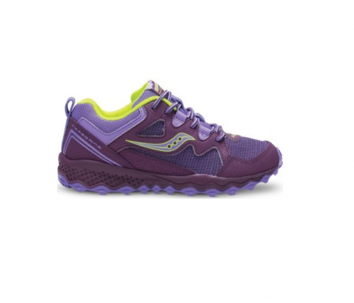 saucony peregrine purple